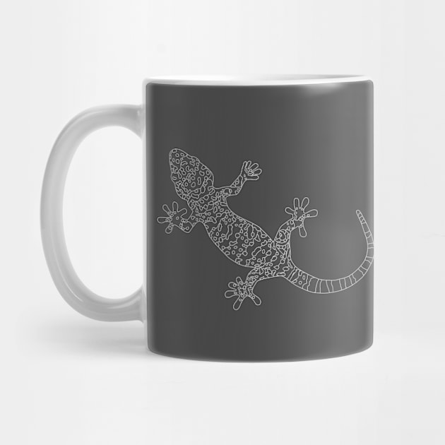 Tokay Gecko outline by GeoCreate